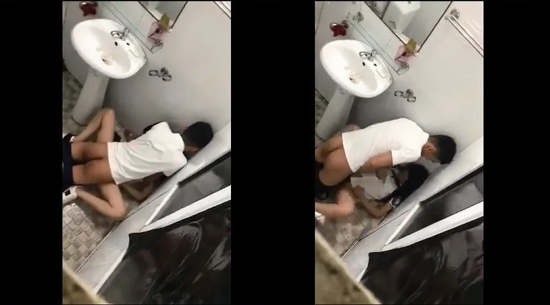 Bồ say xỉn và thằng bồ trong phòng tắm nhà hàng